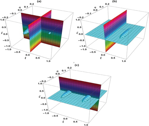 Figure 8. The surfaces of the motion of the infinitesimal body for q=0.501.