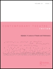 Cover image for Contemporary Theatre Review, Volume 23, Issue 4, 2013