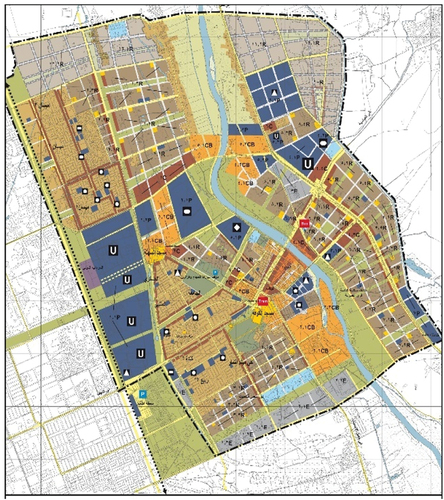 Figure 8. The Basic Plan For Kufa City In 2007.