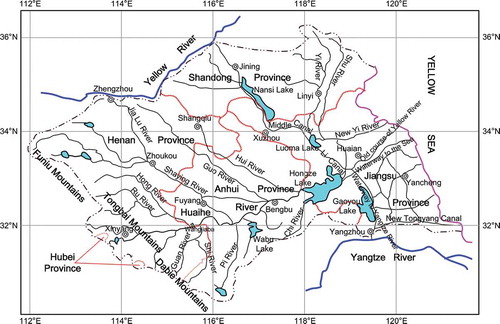 Figure 1. Location map of the study region.