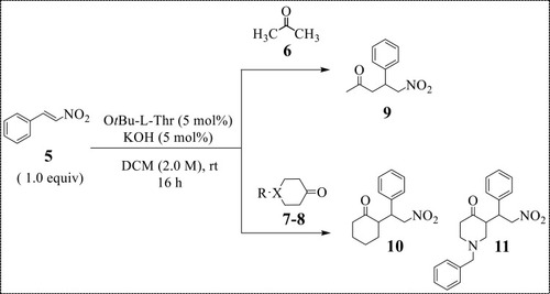 Scheme 2 Synthesis of compounds 9–11 through Michael additions.