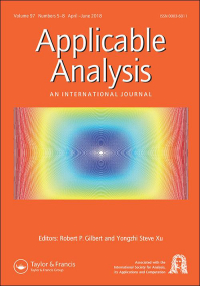 Cover image for Applicable Analysis, Volume 100, Issue 2, 2021