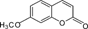 Figure 1 7-Methoxycoumarin (C10H8O3).
