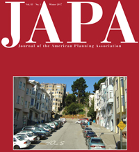 Cover image for Journal of the American Planning Association, Volume 83, Issue 1, 2017