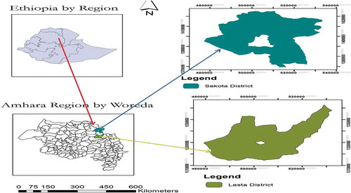 Figure 1. Map of the study locations