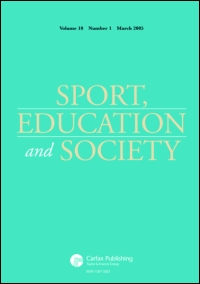 Cover image for Sport, Education and Society, Volume 6, Issue 1, 2001