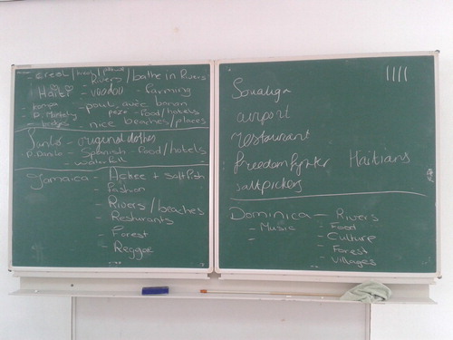 Figure 2. Pupils’ responses to my questions about Sint Maarten.