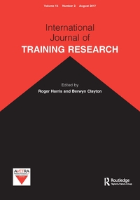 Cover image for International Journal of Training Research, Volume 15, Issue 2, 2017