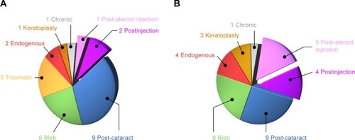 Figure 1 Causes of infectious endophthalmitis.