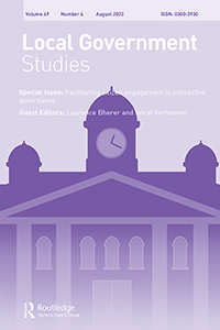 Cover image for Local Government Studies, Volume 49, Issue 4, 2023