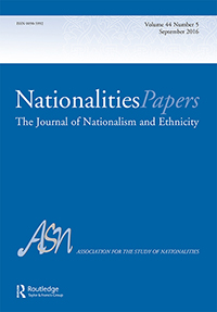 Cover image for Nationalities Papers, Volume 44, Issue 5, 2016