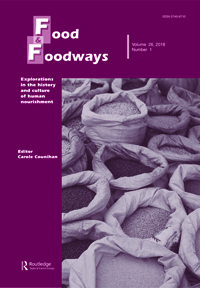 Cover image for Food and Foodways, Volume 26, Issue 1, 2018