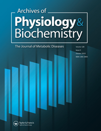 Cover image for Archives of Physiology and Biochemistry, Volume 128, Issue 5, 2022