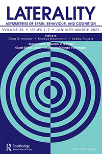 Cover image for Laterality, Volume 26, Issue 1-2, 2021
