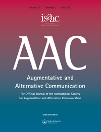 Cover image for Augmentative and Alternative Communication, Volume 37, Issue 2, 2021