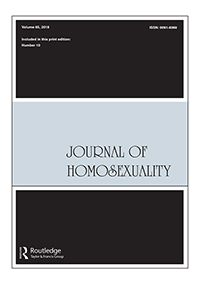 Cover image for Journal of Homosexuality, Volume 65, Issue 10, 2018