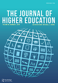 Cover image for The Journal of Higher Education, Volume 90, Issue 3, 2019