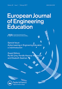 Cover image for European Journal of Engineering Education, Volume 42, Issue 1, 2017