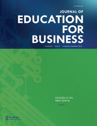 Cover image for Journal of Education for Business, Volume 98, Issue 8, 2023