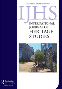 Cover image for International Journal of Heritage Studies, Volume 27, Issue 3, 2021