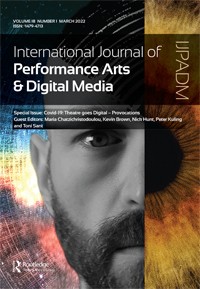 Cover image for International Journal of Performance Arts and Digital Media, Volume 18, Issue 1, 2022