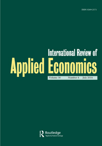 Cover image for International Review of Applied Economics, Volume 30, Issue 4, 2016