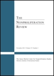 Cover image for The Nonproliferation Review, Volume 21, Issue 2, 2014