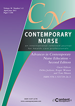 Cover image for Contemporary Nurse, Volume 38, Issue 1-2, 2011