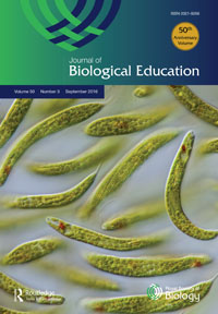 Cover image for Journal of Biological Education, Volume 50, Issue 3, 2016