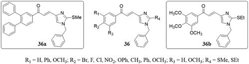 Figure 25. imidazole-chalcone compounds of 36.