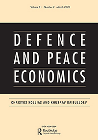 Cover image for Defence and Peace Economics, Volume 31, Issue 2, 2020