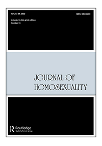 Cover image for Journal of Homosexuality, Volume 69, Issue 13, 2022