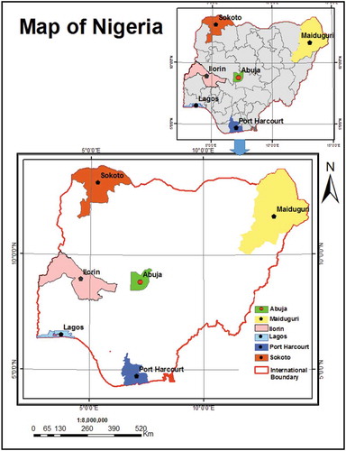 Figure 1. Study area map.