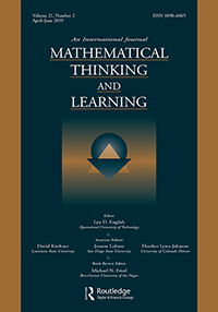 Cover image for Mathematical Thinking and Learning, Volume 21, Issue 2, 2019