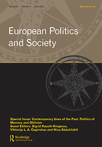 Cover image for European Politics and Society, Volume 21, Issue 3, 2020