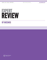 Cover image for Expert Review of Vaccines, Volume 21, Issue 6, 2022