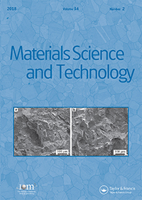 Cover image for Materials Science and Technology, Volume 34, Issue 2, 2018