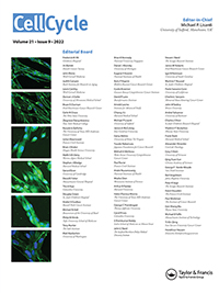 Cover image for Cell Cycle, Volume 21, Issue 9, 2022