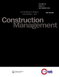 Cover image for International Journal of Construction Management