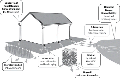 Figure 1. Risk-assessment considerations for copper roof runoff.