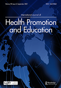 Cover image for International Journal of Health Promotion and Education, Volume 59, Issue 5, 2021