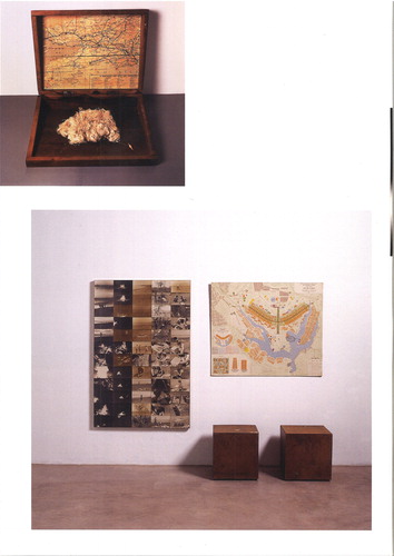Figure 4 Cildo Meireles. Arte física/Physical Art, 1969. Media and dimensions: Box of 30 × 30 × 30 cm (each box) and two photographic panels of 100 × 70 cm each. 25,7 × 19,0 cm. Collection of the artist. Photo: Pat Kilgore. Courtesy of Cildo Meireles.