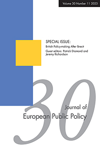 Cover image for Journal of European Public Policy, Volume 30, Issue 11, 2023