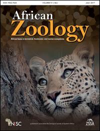 Cover image for African Zoology, Volume 52, Issue 3, 2017