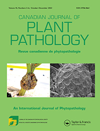 Cover image for Canadian Journal of Plant Pathology, Volume 45, Issue 5-6, 2023