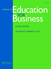 Cover image for Journal of Education for Business, Volume 92, Issue 6, 2017
