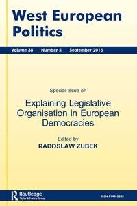 Cover image for West European Politics, Volume 38, Issue 5, 2015