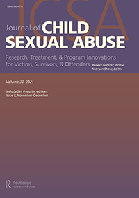 Cover image for Journal of Child Sexual Abuse, Volume 30, Issue 8, 2021