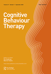 Cover image for Cognitive Behaviour Therapy, Volume 49, Issue 5, 2020