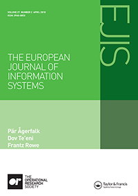 Cover image for European Journal of Information Systems, Volume 27, Issue 2, 2018